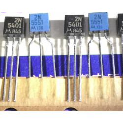 2N5551 2N5401 5PAIRS/LOT 2N5551 2N5401 5PAIRS/LOT