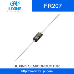 Fr207 Vf1.3V Vrrm1000V Iav2a Ifsm60A Vrms700V Juxing Brand Fast Recovery Rectifiers Diode with Do-15 Case Fr207 Vf1.3V Vrrm1000V Iav2a Ifsm60A Vrms700V Juxing Brand Fast Recovery Rectifiers Diode with Do-15 Case